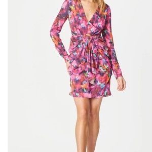 Women’s One33 Social The Celia Pink Cutout Cocktail Dresses sz 6 NWT